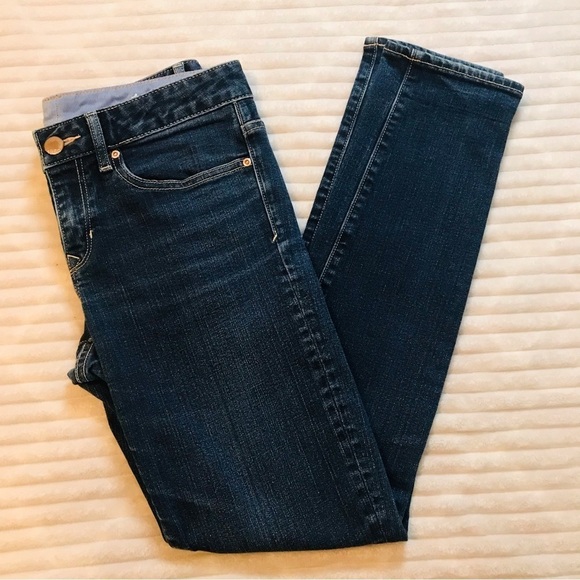 GAP 1969 Forever Skinny Jeans Dark Wash Women’s size 28 6 - Picture 3 of 7